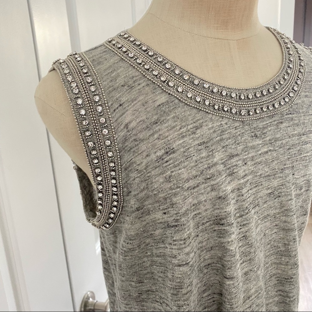 Generation Love Embellished Linen Tank